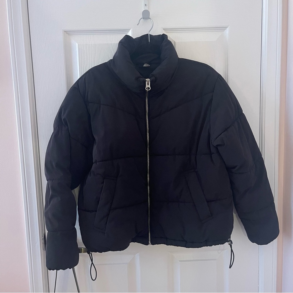 H&M Charcoal Puffer Jacket